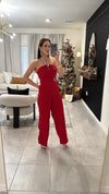 Jumpsuit red