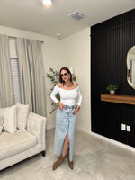 Light maxi skirt