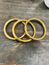 Stainless steel bangle set