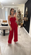 Jumpsuit red