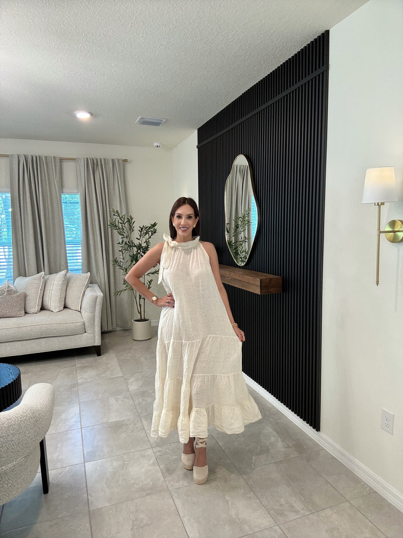 Nude italian dress
