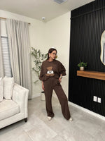 Italian travel set brown