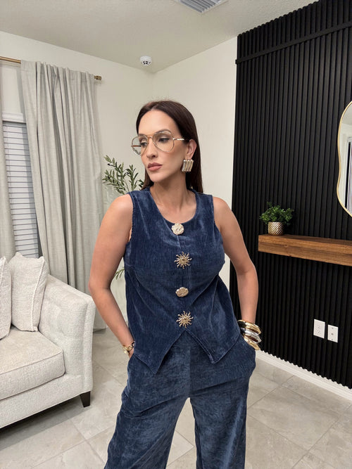 Italian elegant set navy