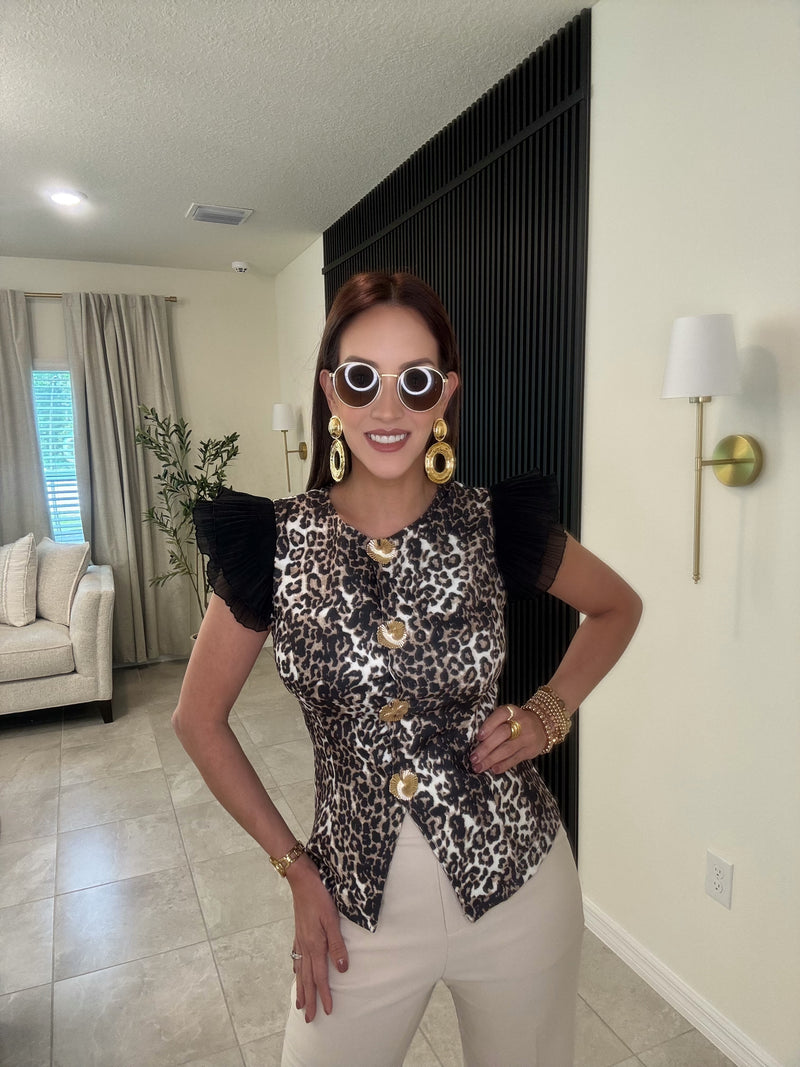Leopard top